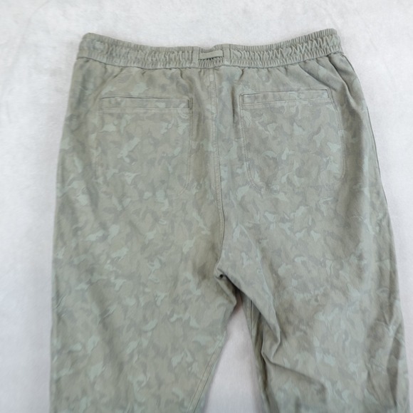 Athleta Farallon Jogger Pants Printed Womens Size 12 Green Pull On - Picture 7 of 9